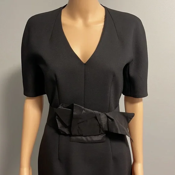 Erica Cavallini black V neck Cocktail dress - Picture 15 of 16
